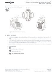 Installation and Maintenance Instructions • Falk Steelflex® Type T10 ...