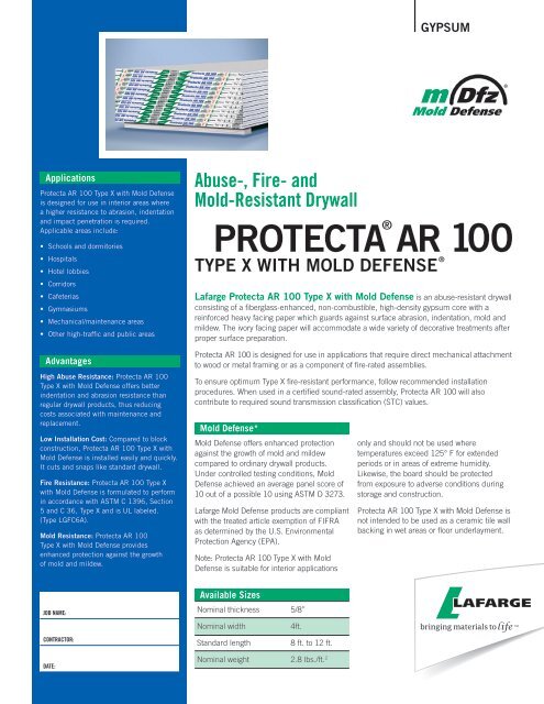 Basics of Fire-Rated Type X or C Drywall