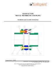 ECS - HVII TYPE METAL MEMBRANE COUPLING - Autogard