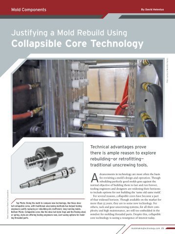 Collapsible Core Technology - Roehr Tool, Inc.