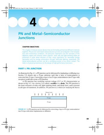 4 PN and Metal–Semiconductor Junctions - Electrical Engineering ...