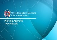 Piloting Azimuth Type Vessels - International Maritime Pilots ...