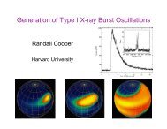 Generation of Type I X-ray Burst Oscillations - Institute for Nuclear ...