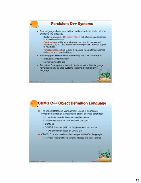 Object-Oriented Databases Need for Complex Data Types - CWI