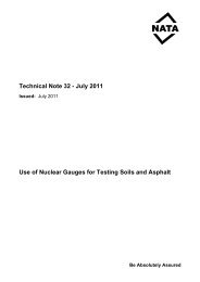 Technical Note #32 - Use of Nuclear Gauges for - NATA