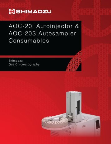 AOC-20i Autoinjector & AOC-20S Autosampler Consumables