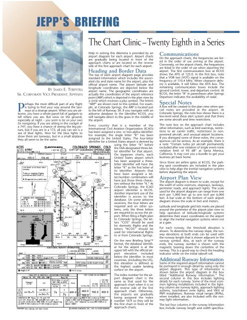 Jeppesen Chart Index Number