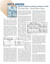The Chart Clinic – Twenty Fifth in a Series - Jeppesen