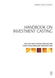 WOR/9610 Investment Casting - World Gold Council