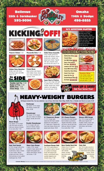 1077_Menu 14 Page 3 - DJs Dugout