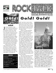 Gold! - Colorado Geological Survey