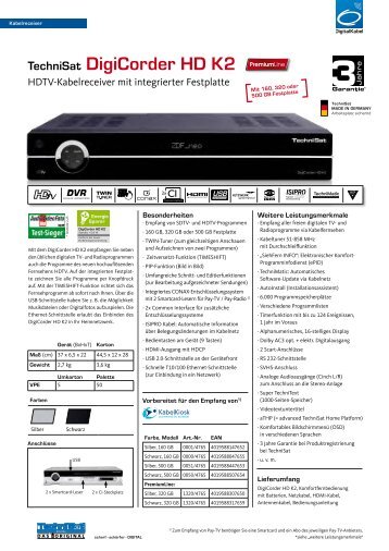 TechniSat DigiCorder HD K2