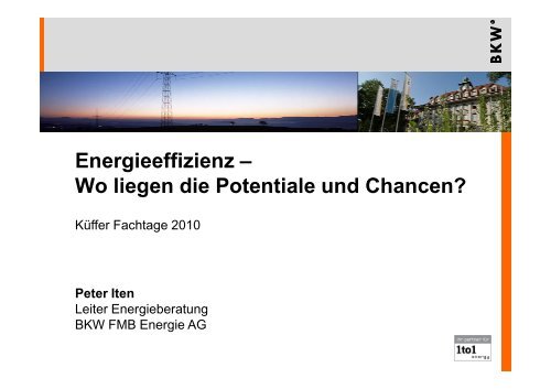 Energieeffizienz - Küffer Elektro-Technik AG