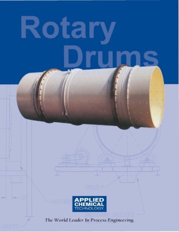 Rotary Drum Brochure - Applied Chemical Technology