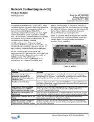 Network Control Engine (NCE) Product Bulletin - BACnet Interest ...