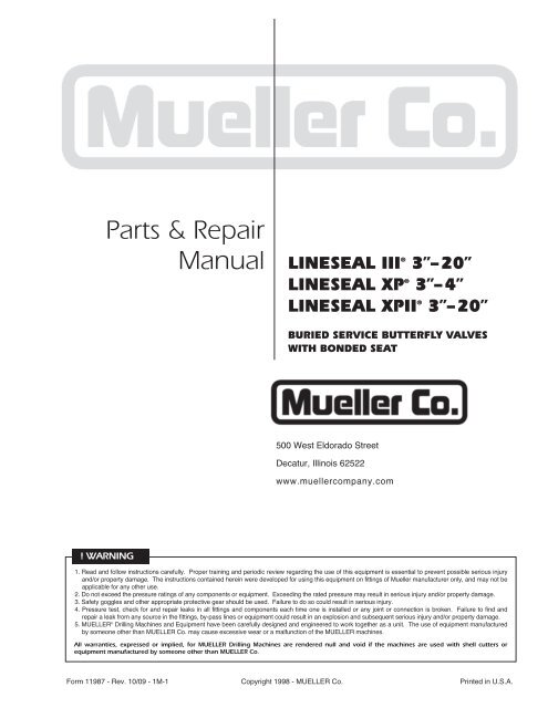 Lineseal® III - Mueller Co.