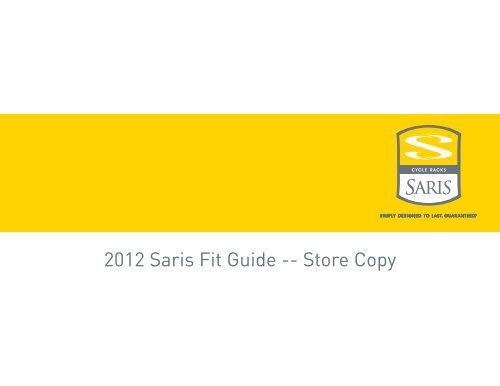 2012 Saris Fit Guide European - Charlie srl