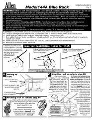 allen 104a bike rack