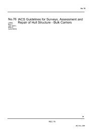 IACS Guidelines for Surveys, Assessment and Repair of Hull ...