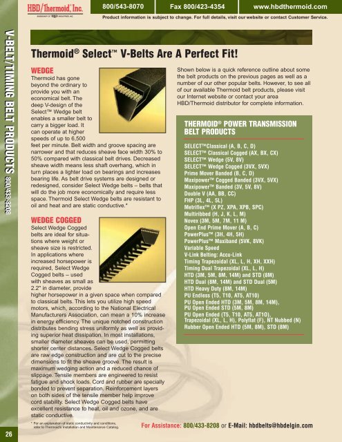 Industrial Rubber Products Catalog - Thermoid