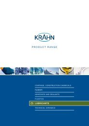 ProDuct range - Krahn Chemie GmbH