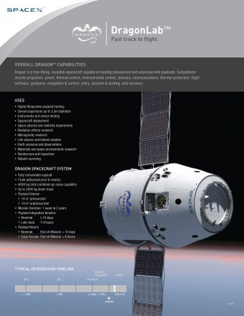 DragonLab DataSheet - SpaceX