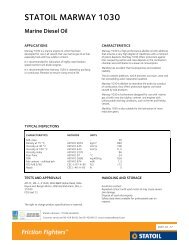 STATOIL MARWAY 1030 - Statoil Statoil Lubricants