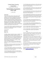 Referee Education Cambridge Fencing Clubs