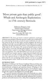Whale and Ambergris Exploitation in 17th-century Bermuda