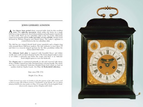 Catalogue - Antique Clocks and Barometers