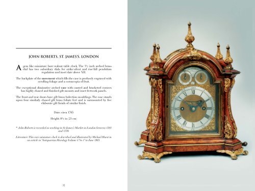 Catalogue - Antique Clocks and Barometers