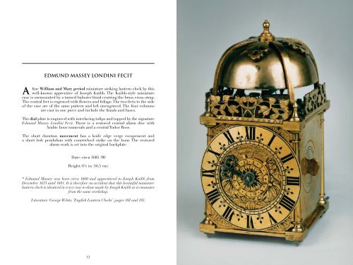 Catalogue - Antique Clocks and Barometers