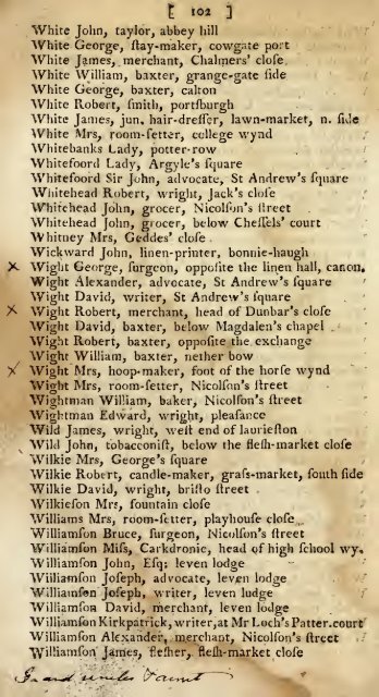 Williamson's directory for the city of Edinburgh, Canongate, Leith ...