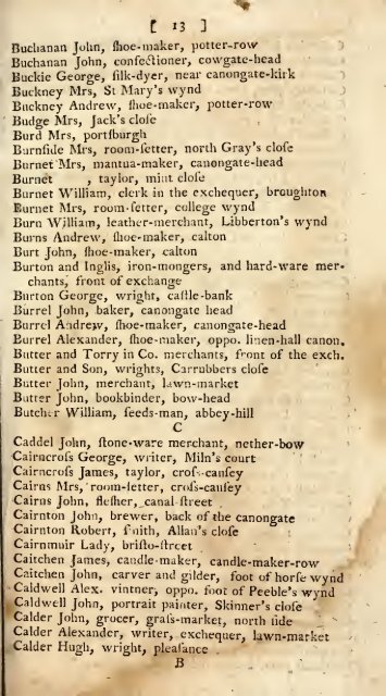 Williamson's directory for the city of Edinburgh, Canongate, Leith ...