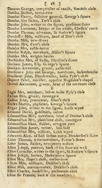 Williamson's directory for the city of Edinburgh, Canongate, Leith ...