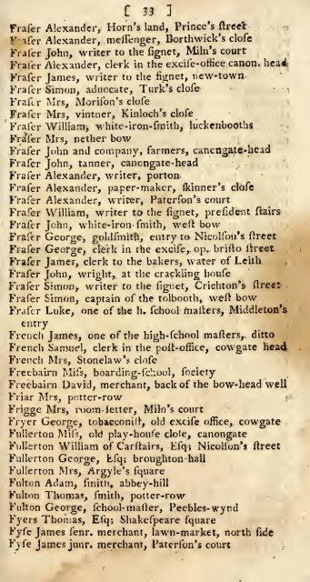 Williamson's directory for the city of Edinburgh, Canongate, Leith ...