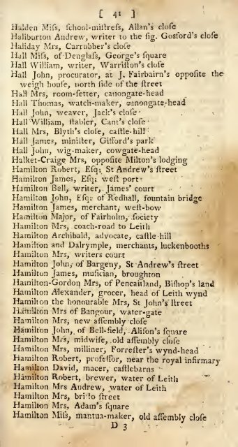 Williamson's directory for the city of Edinburgh, Canongate, Leith ...