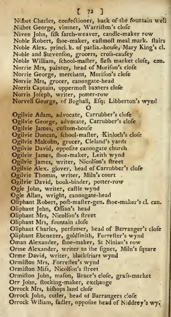 Williamson's directory for the city of Edinburgh, Canongate, Leith ...