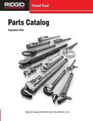 Battery Door Ridgid 92592 O-Ring