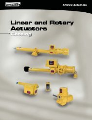 7000 series linear actuators