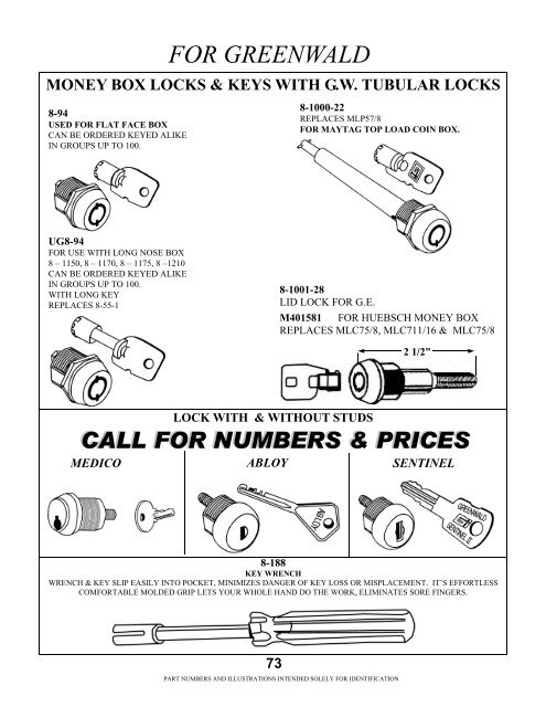 Key Only Part Gr100 Gr1 - 