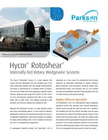 Hycor® Rotoshear®