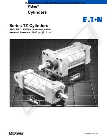 Cylinders Series TZ Cylinders - Lifco Hydraulics USA