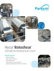Hycor®Rotoshear® - Parkson Corporation