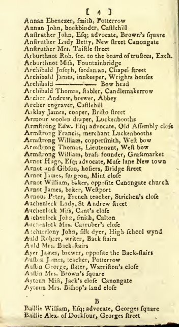 Williamson's directory for the city of Edinburgh, Canongate, Leith ...