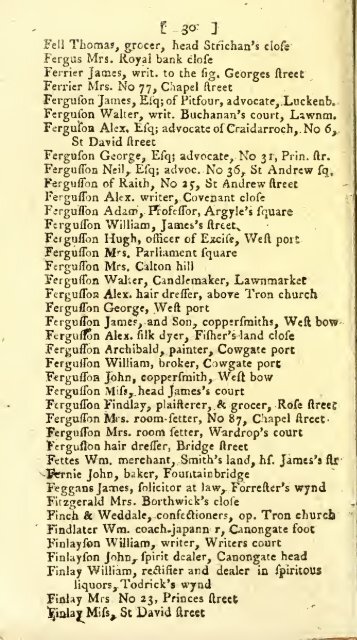 Williamson's directory for the city of Edinburgh, Canongate, Leith ...