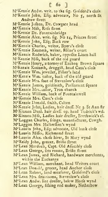 Williamson's directory for the city of Edinburgh, Canongate, Leith ...