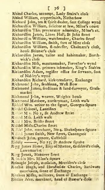 Williamson's directory for the city of Edinburgh, Canongate, Leith ...