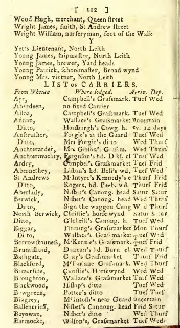 Williamson's directory for the city of Edinburgh, Canongate, Leith ...