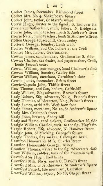 Williamson's directory for the city of Edinburgh, Canongate, Leith ...